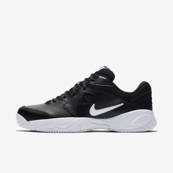 Nike Court Lite 2 - Férfi Teniszcipő - Fekete/Fehér/Fehér